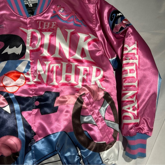 HeadGear Classics Mens Pink Panther Satin Jacket Size L NWT - Picture 2 of 9